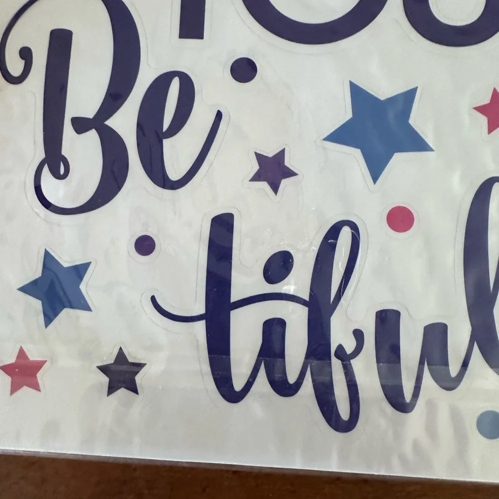 ☀️ 3/$10 Mirror Clings Decorative Wall Decals - Inspirational (see description)